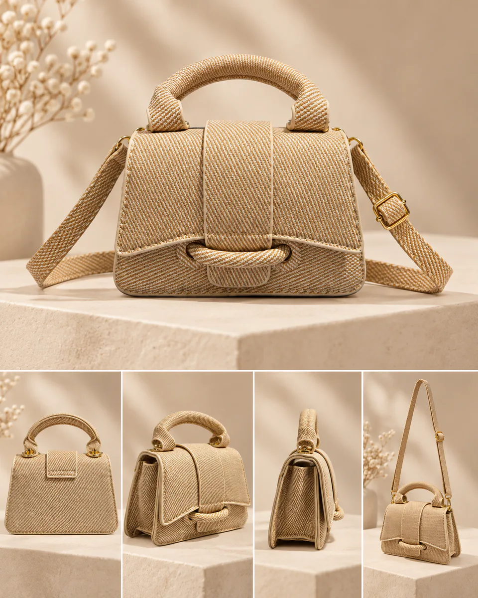 Mini Bolso Beige 🤍✨