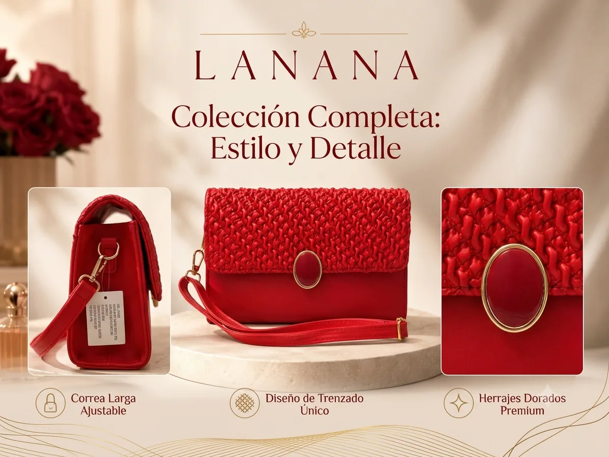 Bolso Trenzado Rojo ❤️✨